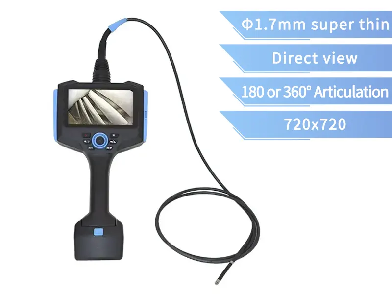 Industrial Borescope Camera with 1.7mm Ultra-Thin Side View Probe T2QL17S