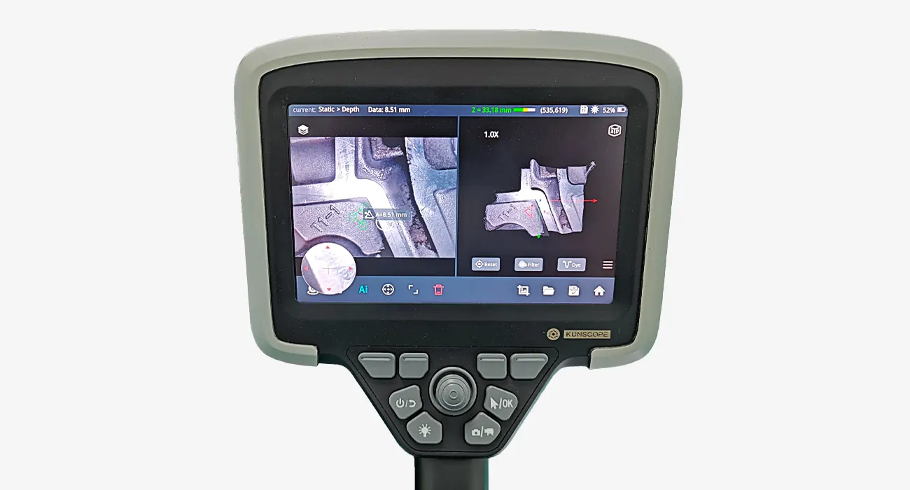 T3 3D Measurement 6mm Industrial Videoscope T3DJ60D7