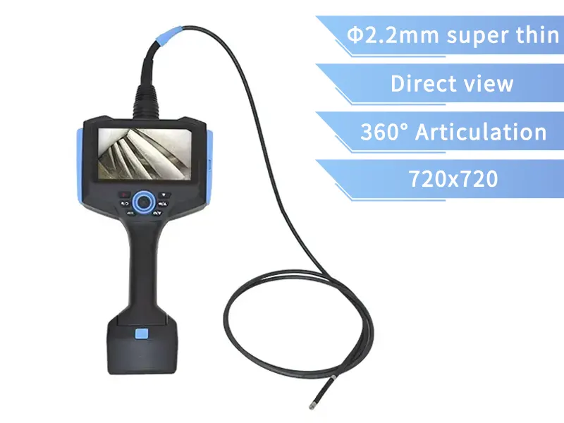 HD Videoscope 2.2 mm Side View 4-Ways Articulation Probe T2QL22S