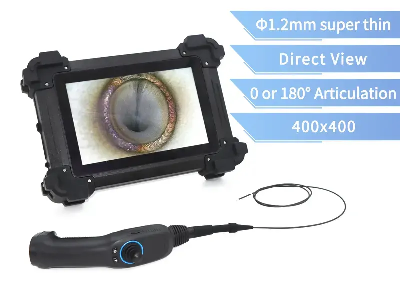 1.2mm Ultra Thin Direct View Endoscope Industrial Endoscope Camera M3P12