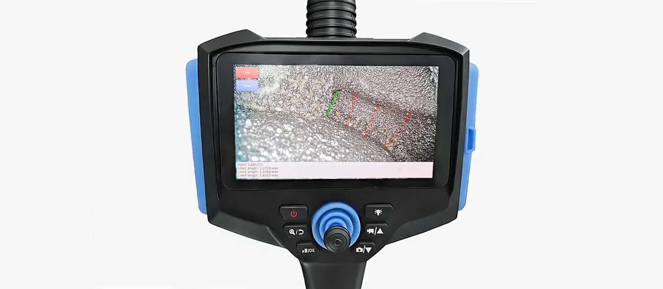 1.2mm Probe with Direct View Industrial Endoscope Camera 5.5 Inch T2P128